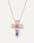 Collana Croce Rainbow