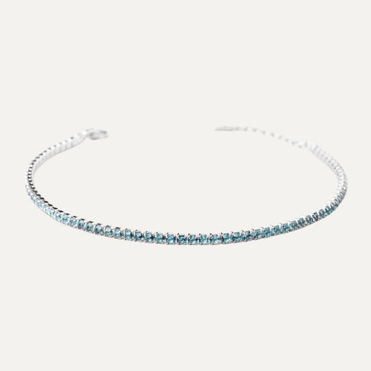 Bracciale Tennis Light Blue