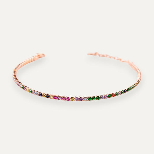 Bracciale Tennis Mini Rainbow