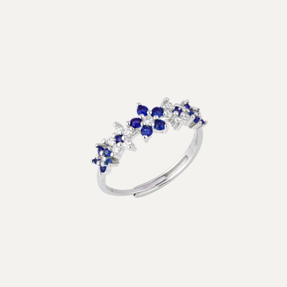 Anello Flowers Blue