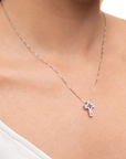 Collana Croce Mini Rainbow