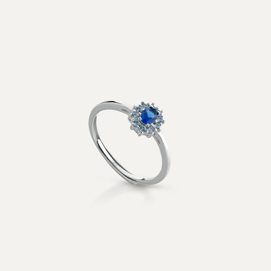 Anello Mini Kate Blu