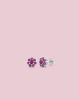 Orecchini Mini Flower Fucsia